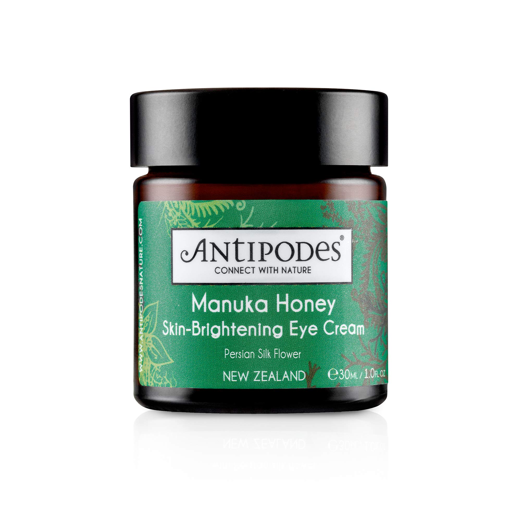 ANTIPODES Manuka Honey Skin Brightening Eye Cream For Dark Circles Under Eyes ? Manuka Honey Cream to Target Blemishes & Puffy Eyes ? Blemished Skin, Oily Skin & Acne Prone Skin ? 30ml, 1 fl. Oz