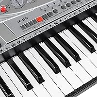 Vista 7 de Joy - Teclado electrónico portable de 54 teclas con pantalla LCD para principiantes