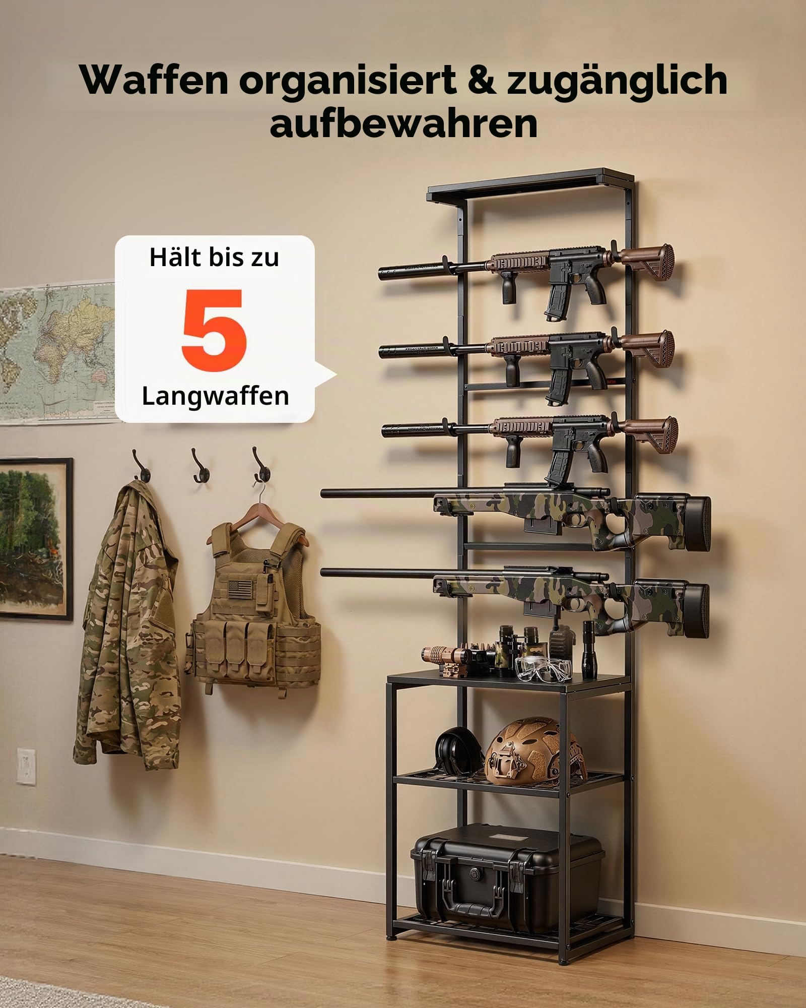 VEVOR Waffenwandhalterung