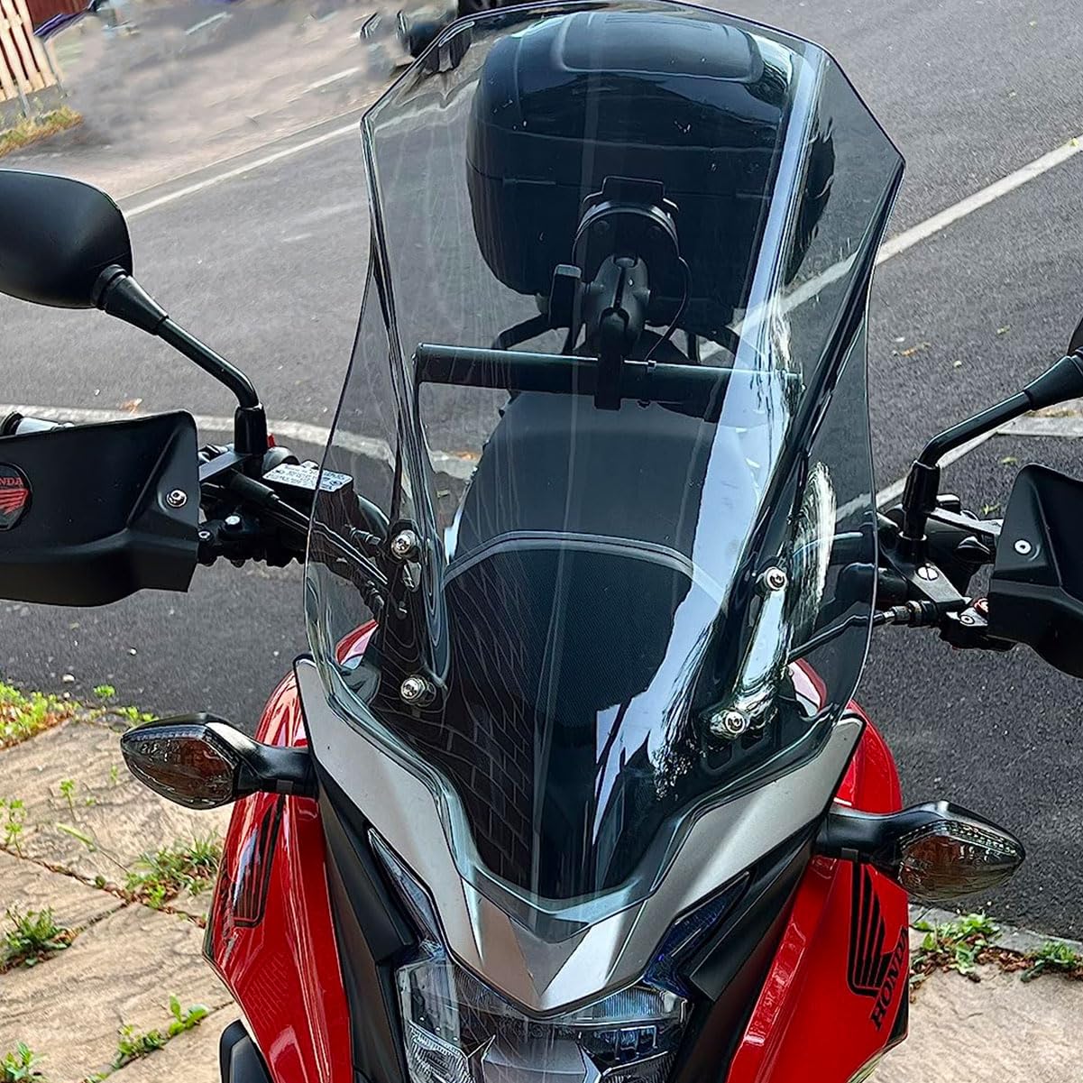 Midimttop Motorcycle CB500X Windscreen compatible with CB 500X CB 500 X 2013-2025 Windshield Windproof Protector Flyscreen Front Fairing Wind