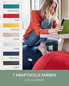 【送料込】VLUVバランスボール 座るだけで叶う体幹】バランスボールの到達点。ドイツ発