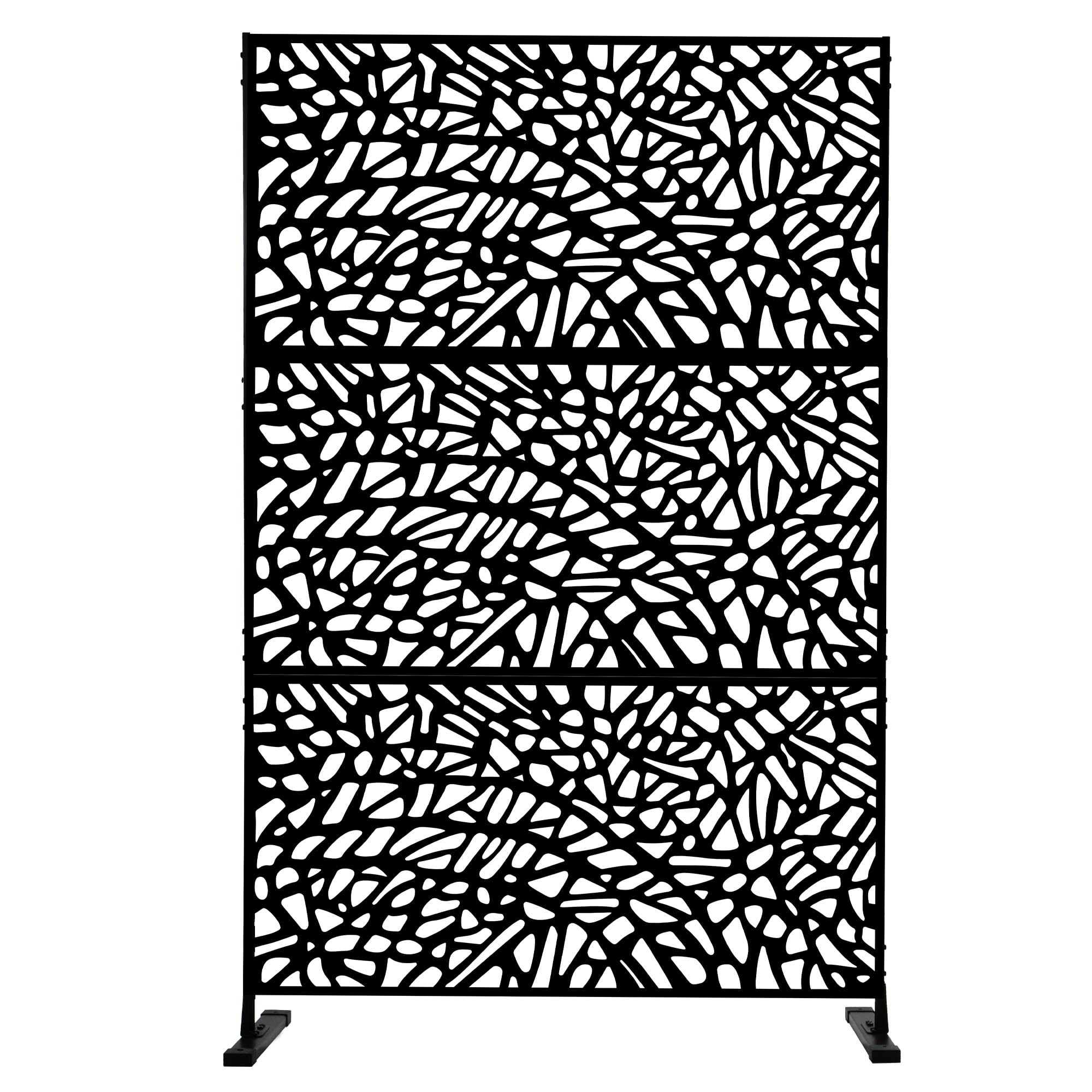 Kozyard Metal Privacy Screen 74 H x 47.2 W
