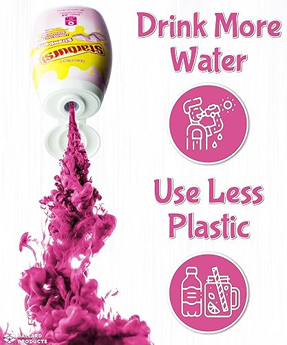 Miniatura 2 de Starburst - Potenciador líquido de agua, paquete variado de 3  1 botella de cada sabor  Fresa, naranja y cereza  Gotas saborizantes de agua cero