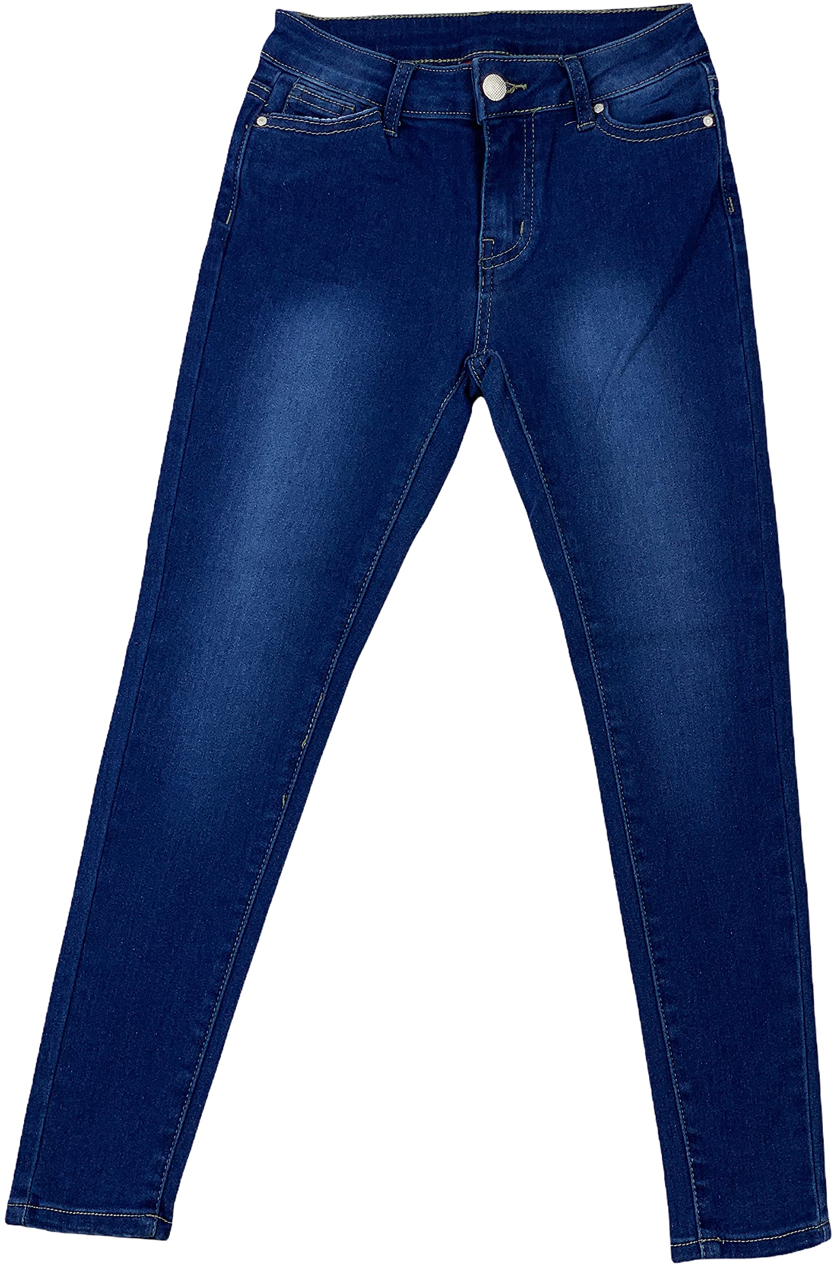 ToBeInStyle Girl’s Denim Easy Styling Classic Timeless Everyday Jeans Zip-Up Closure