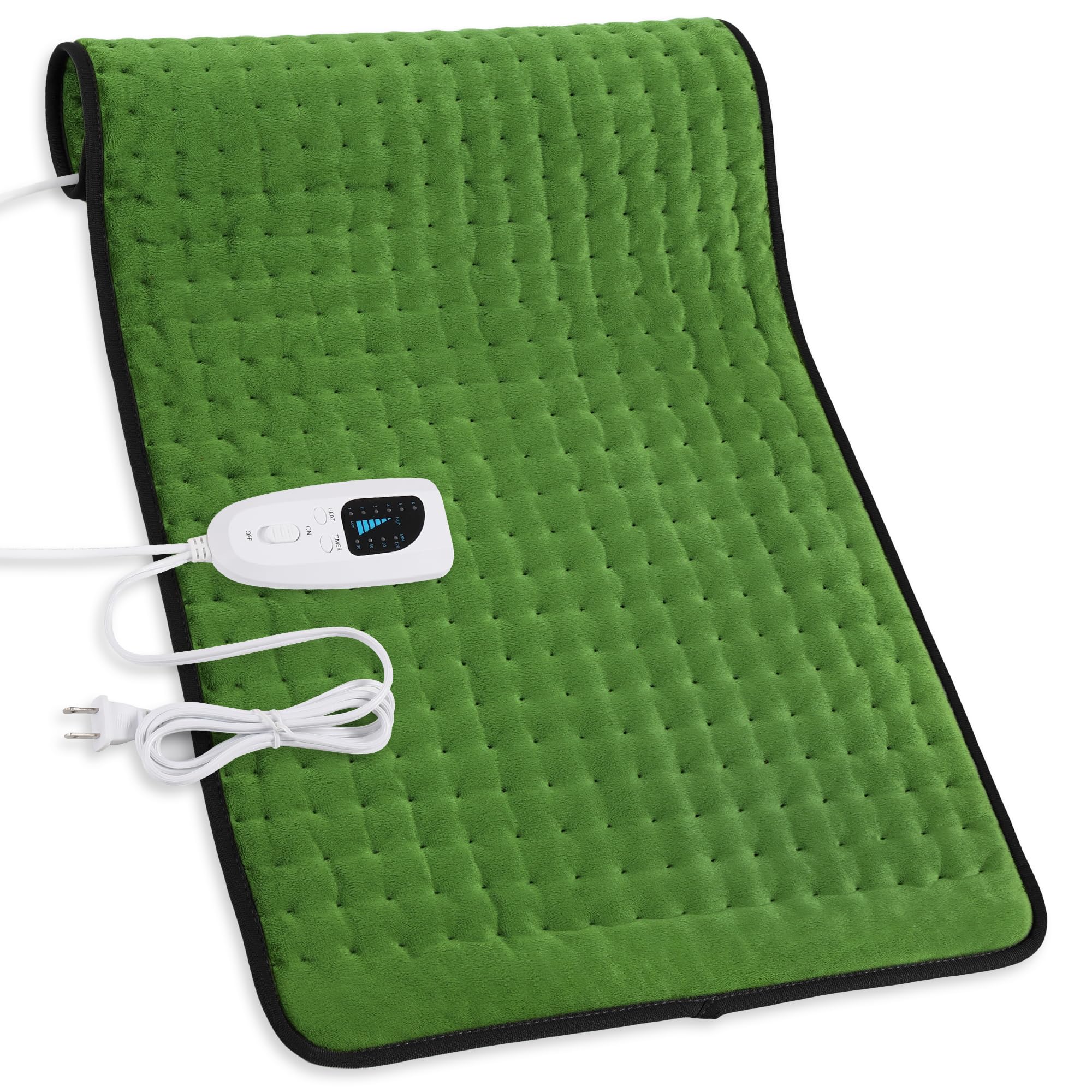 Deepsoon Heating Pad,Electric Heating Pads for Back,Gifts for Men Women