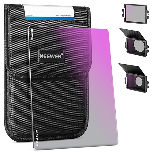 NEEWER ND0.3 (1 Stop) Square ND Filter, 4"x5.65" Dual Sided 30 Multi Nano Coated Cinema Neutral Density Filter for NEEWER Matte Box Compatible with Tilta Compatible with SmallRig