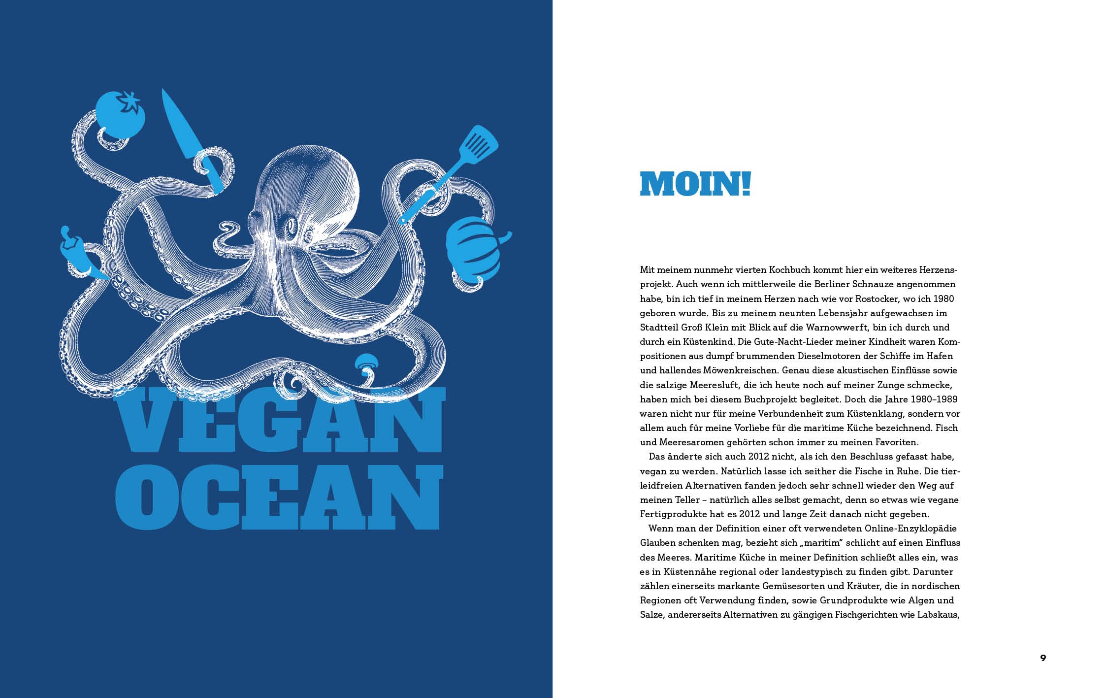 Vegan Ocean: Maritime Küche - garantiert grätenfrei - die vegane Meeresküche - Bekannte Fischgerichte vegan gekocht - Fischburger, Paella, Fish n Chips, Heringssalat…