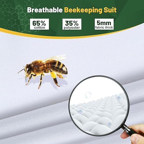 Miniatura 4 de Traje de abeja para hombresmujeres, Blanco