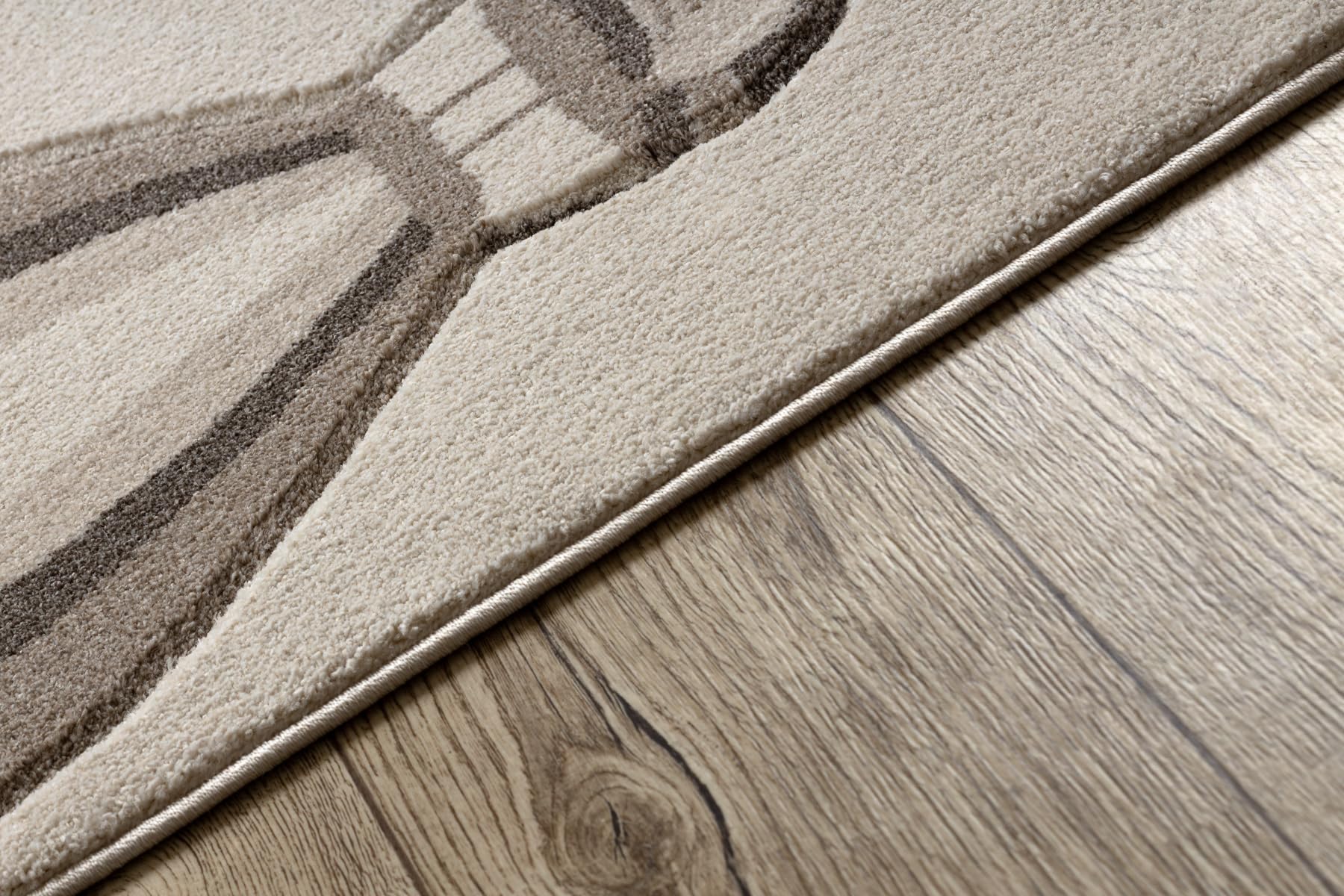 Kiddo Teppich 5644 Creme/beige Regenbogen-Wolkenmotiv 160x220 cm
