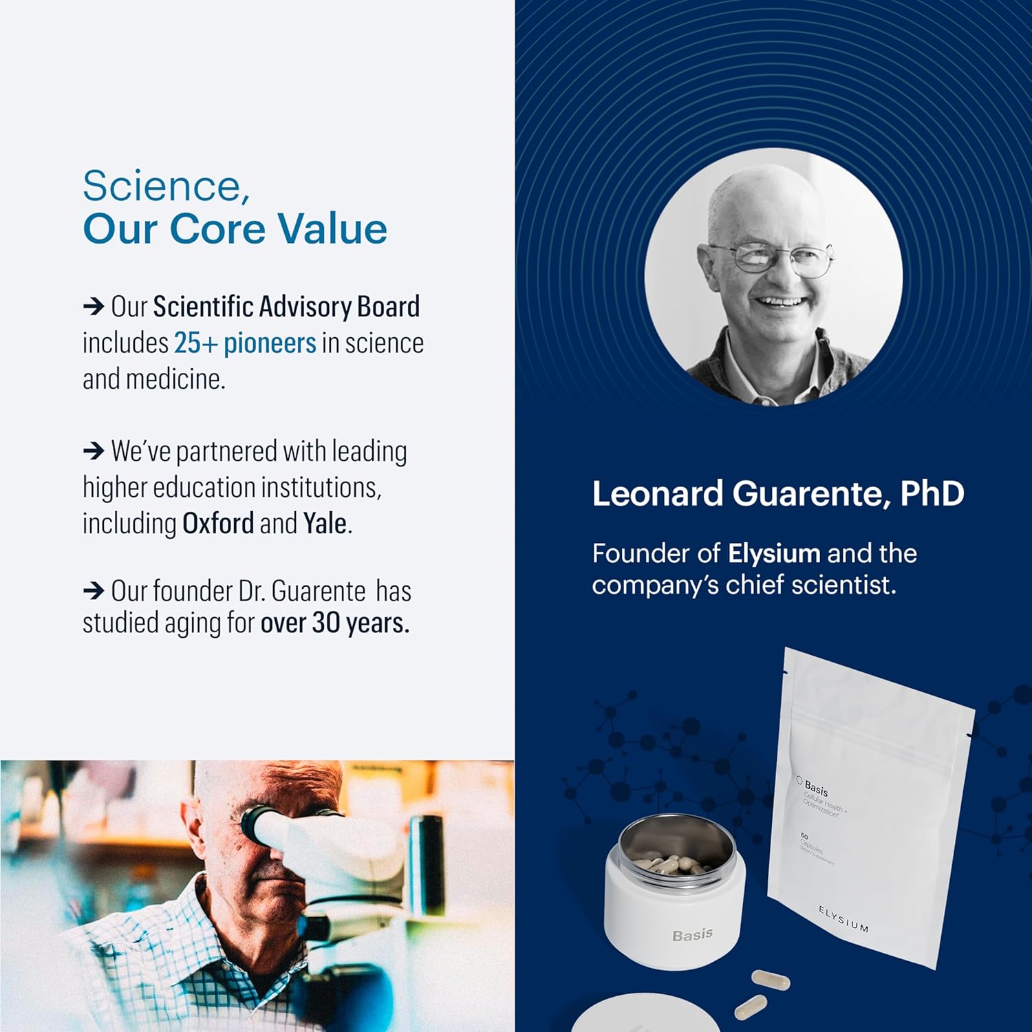 ELYSIUM Basis NAD Plus Supplement 30 Servings - with Nicotinamide Riboside 250mg and Pterostilbene 50mg - Healthy Aging Supplement & Cellular Energy - Image 6