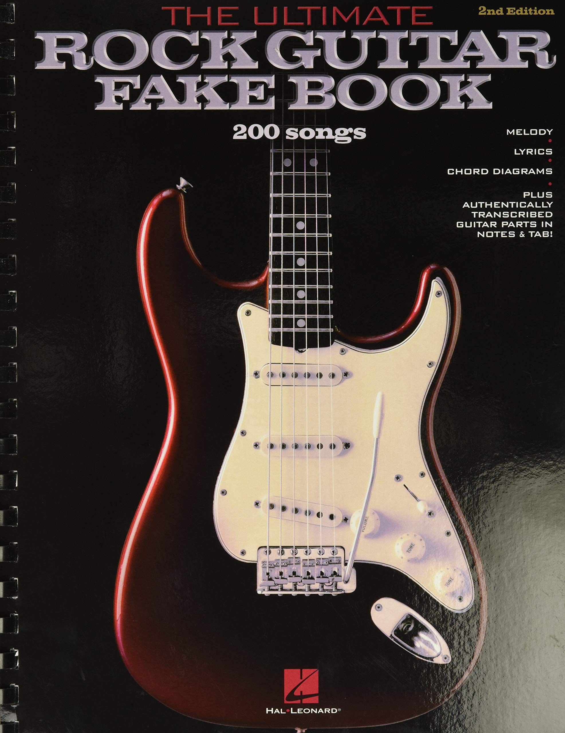 The Ultimate Rock Guitar Fake Book: Over 200 Rock Hits for Guitar, Vocal, Keyboards and All 'C' Instruments (Includes Tablature)