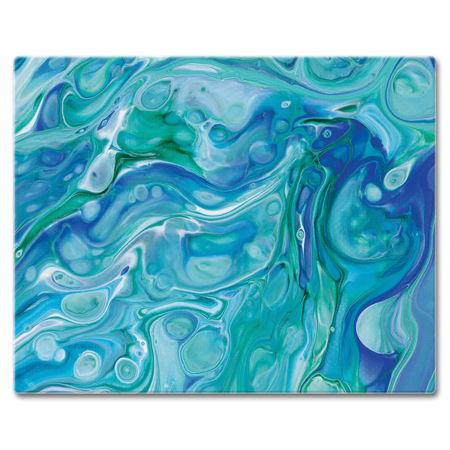 CounterArt Ocean Vibe Blue Cutting Board