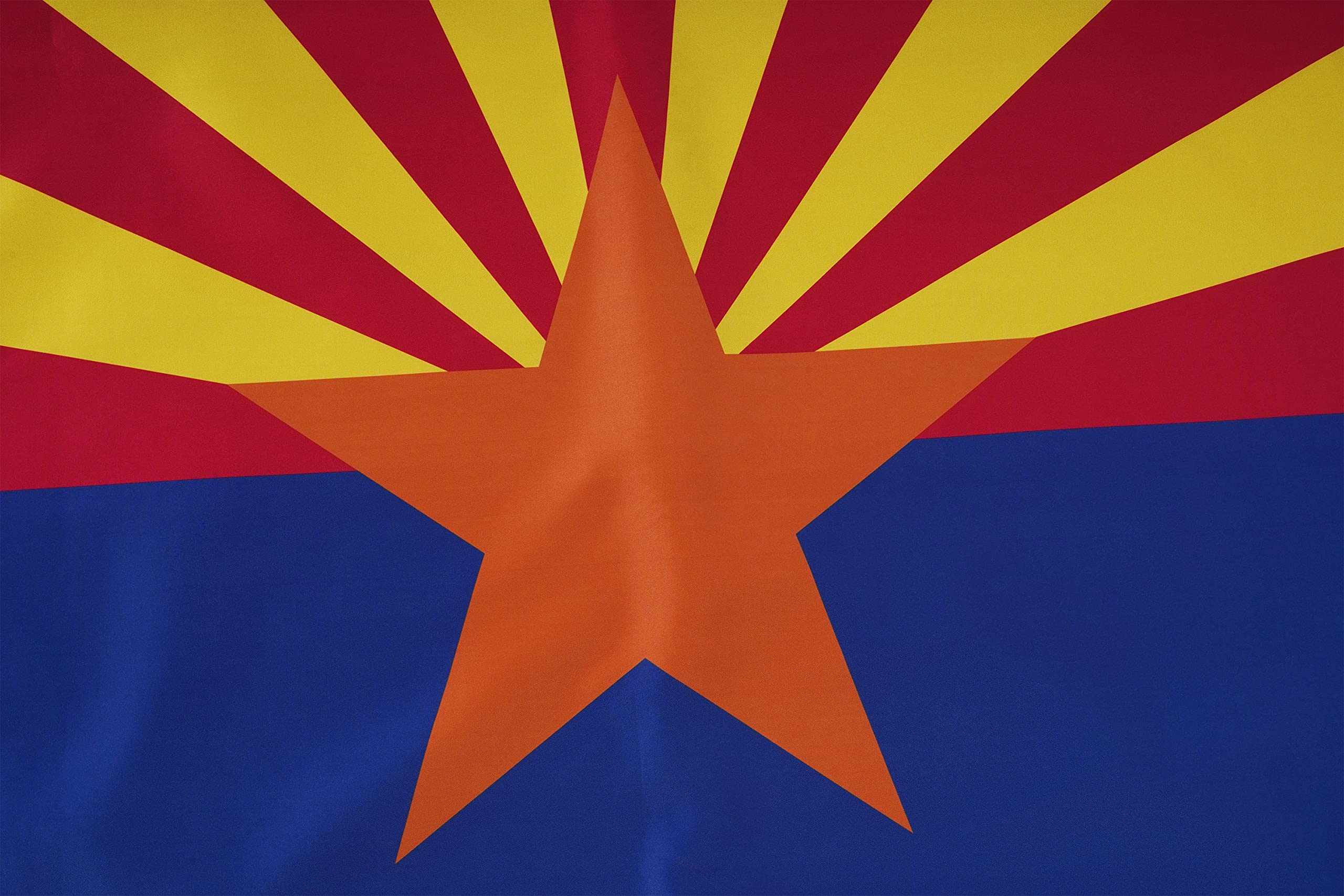 Arizona State Flag 3x5 Feet - Polyester Banner With Brass Grommets