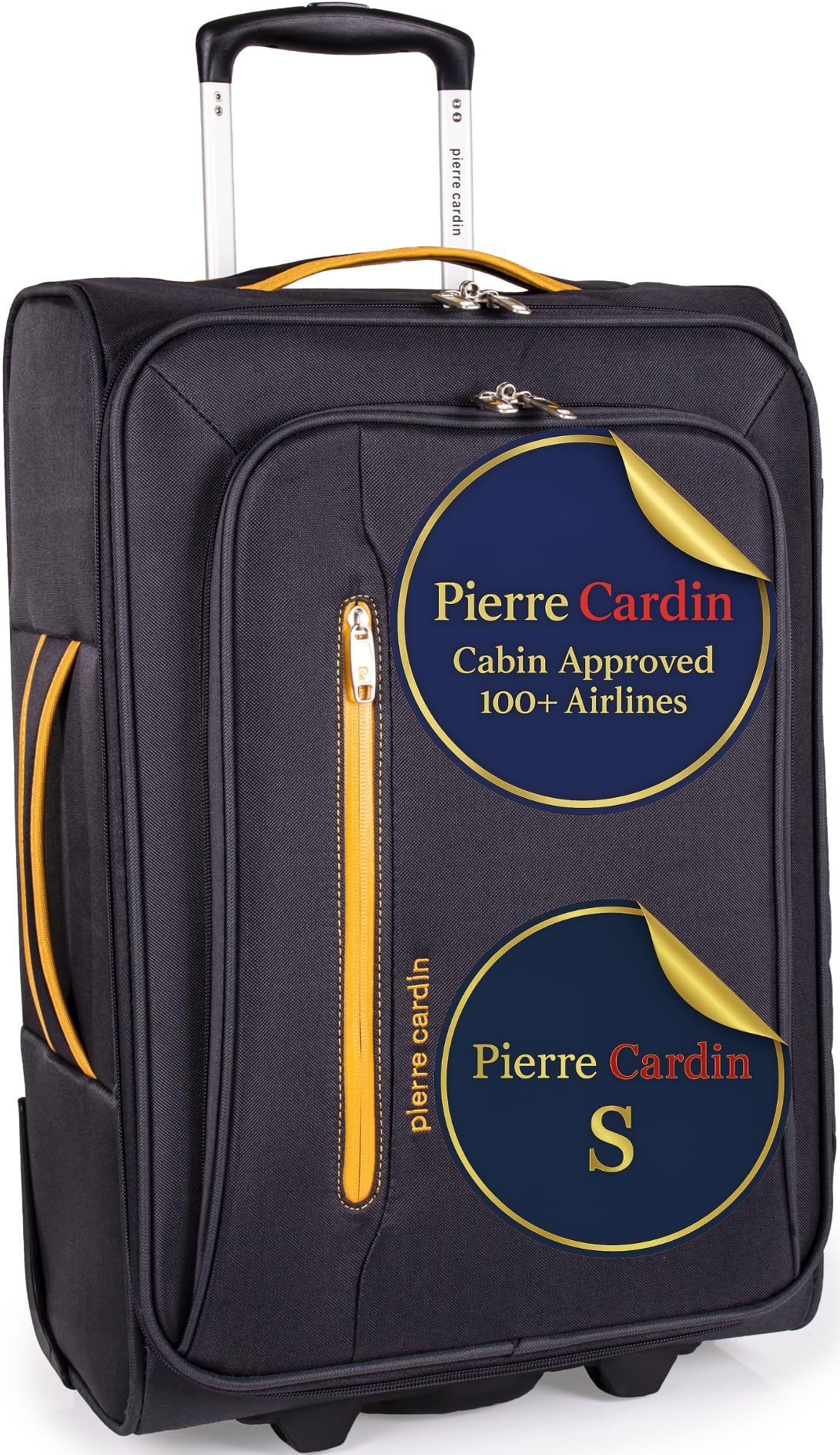 – Soft Sided Luggage - with Stress Tested Durable Wheels | Telescopic Drag Handle Lightweight Soft-Sided Suitcase with Packing Straps | CL610