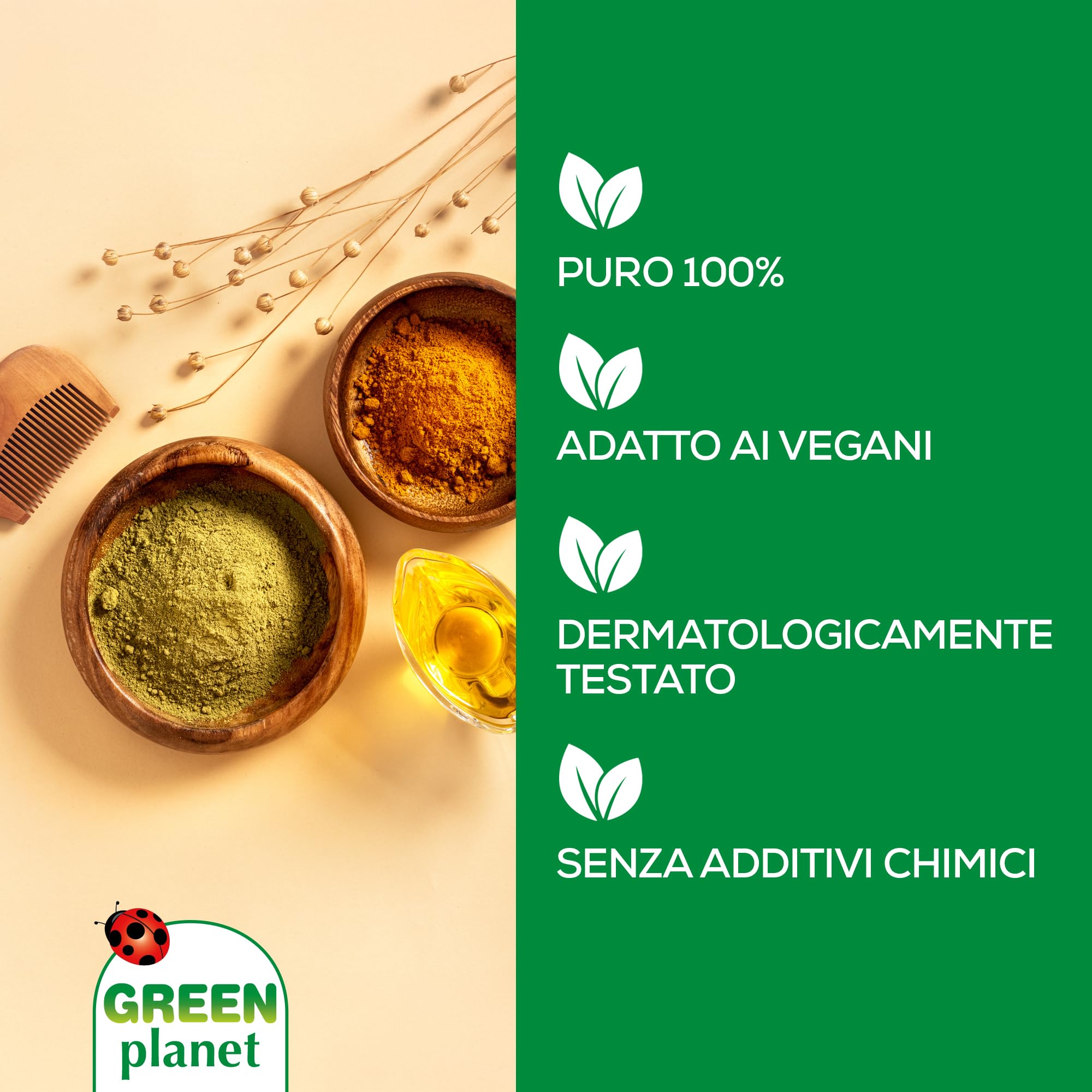 Matt, Neutralna henna, wzmacniająca włosy na bazie Cassia Italica, w 100% naturalna, bez barwników pigmentowych, idealna do włosów niestrzępiących się i wyczerpanych, odświeża naturalny kolor, 2 x