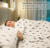 Vista 343 de RUVANTI Flannel Sheets Twin Size - 100% Cotton Double Brushed Twin Sheets Set, Deep Pockets 16 Inches, All Seasons Breathable & Extra Soft Bed Bali