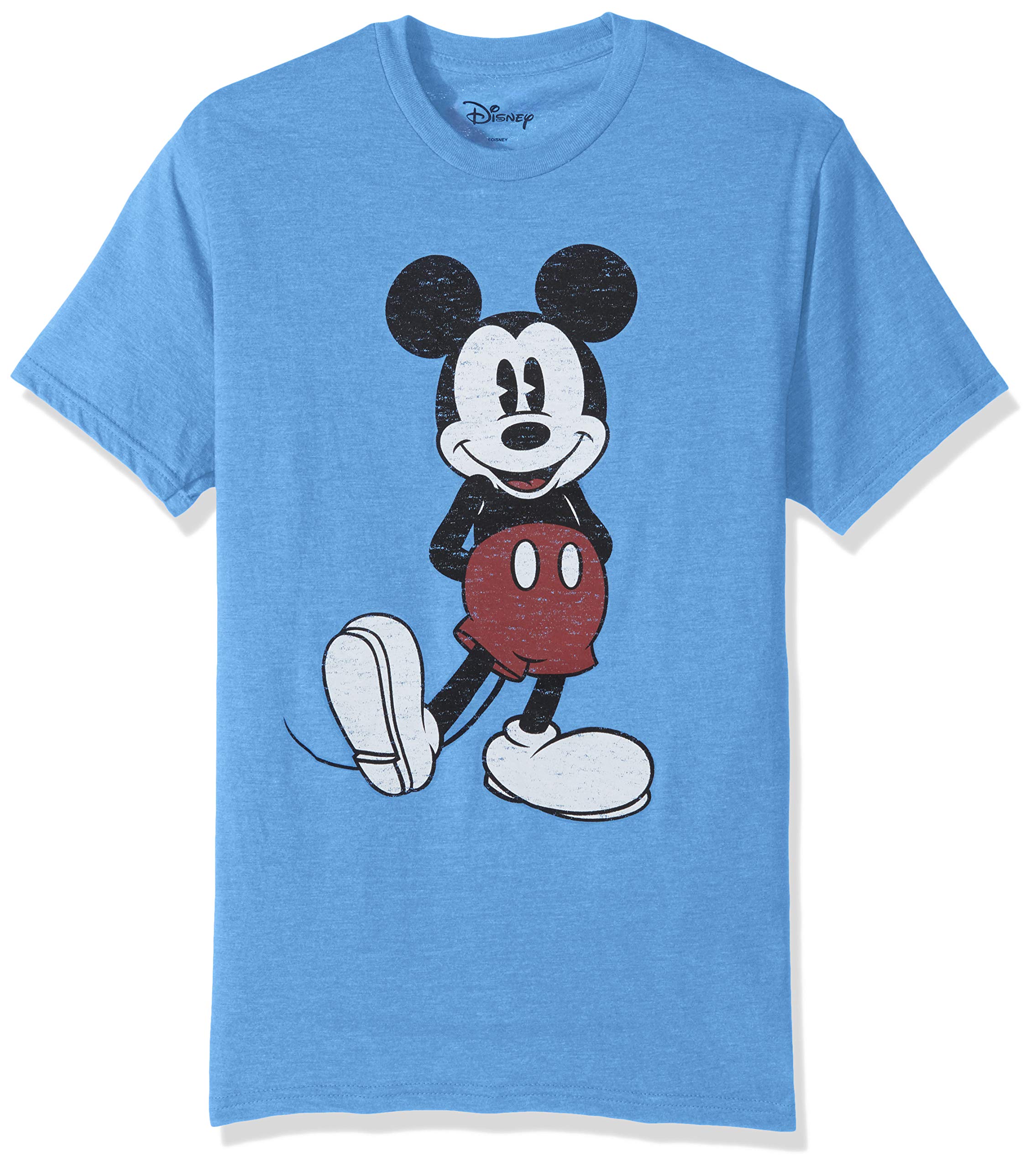 DisneyMen's Full Size Mickey Mouse Distressed Look T-Shirt