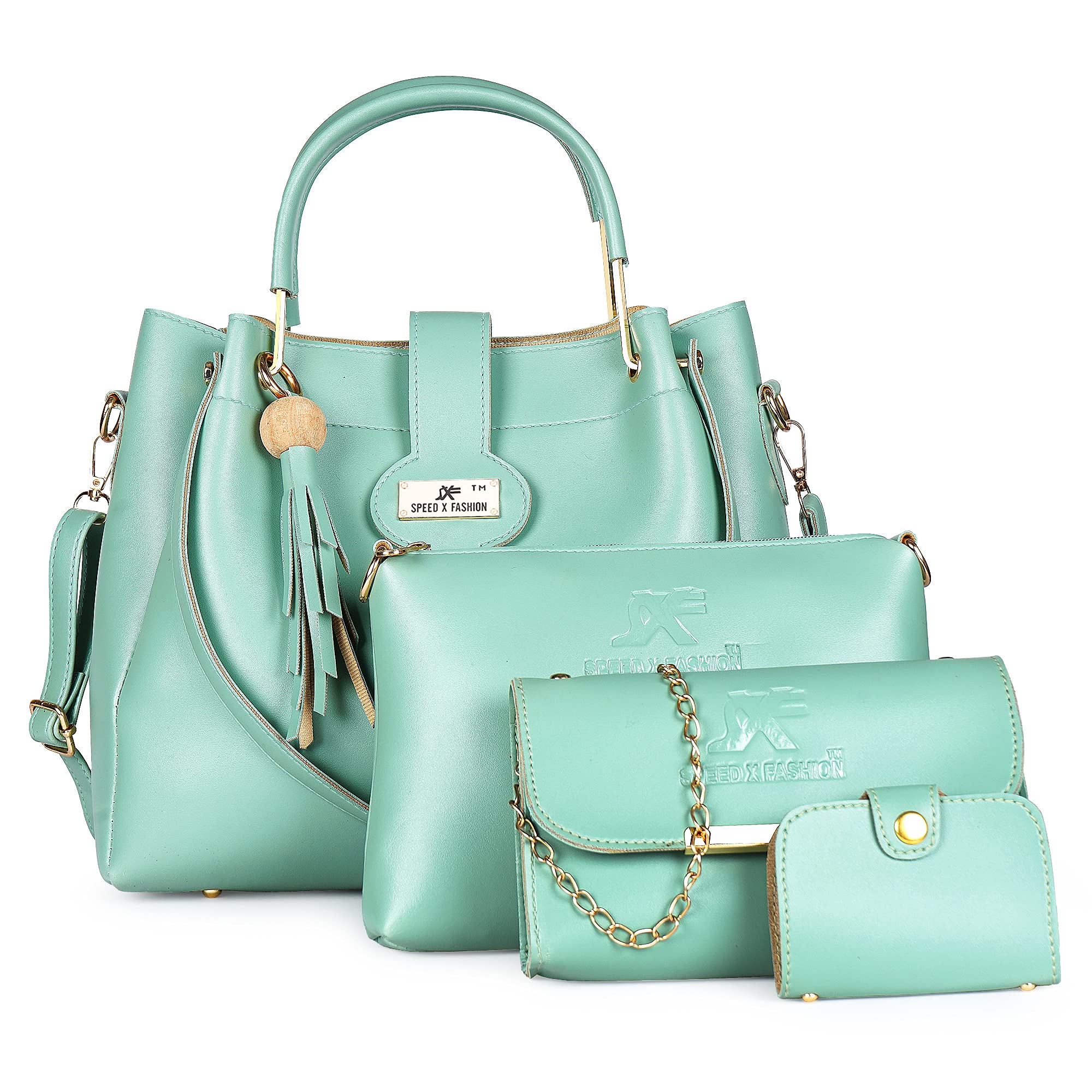 Speed X Fashion Women Hand Bag With Combo