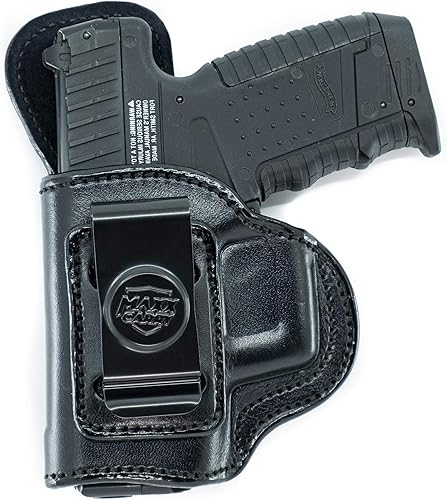 Maxx Carry Inside The Waistband Funda de piel para Walther CCP. IWB Funda con clip Ocultar Carry.