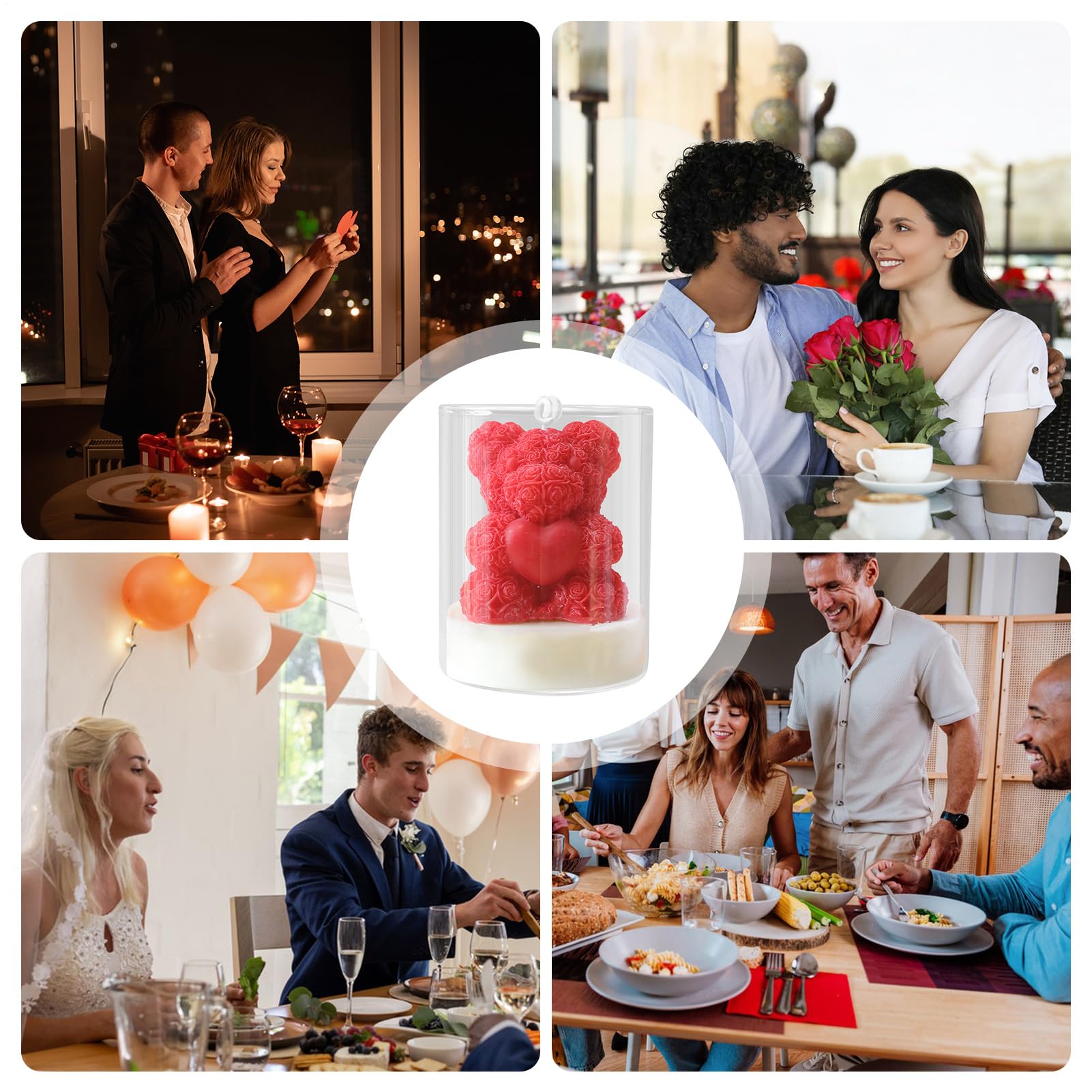 Profumate San Decorazione Orso A Cuore | Profumate Romantiche Per Coniugi Fidanzati Fidanzate Cena Appuntamento Proposta Matrimonio Comodino Cassetta Toeletta