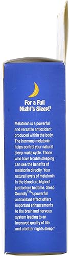 Miniatura 2 de Sleep Soundly Melatonina 10 mg, fórmula de sueño de acción rápida, liberación prolongada, 60 porciones, azul