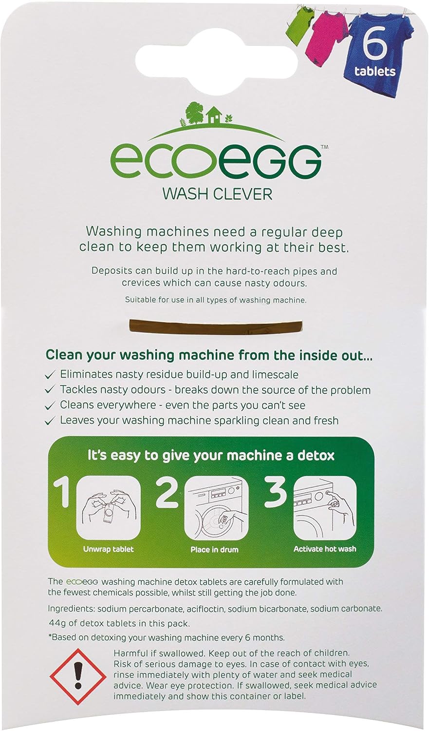 ecoegg EEDT6 Detox Tablets Detox Tablets