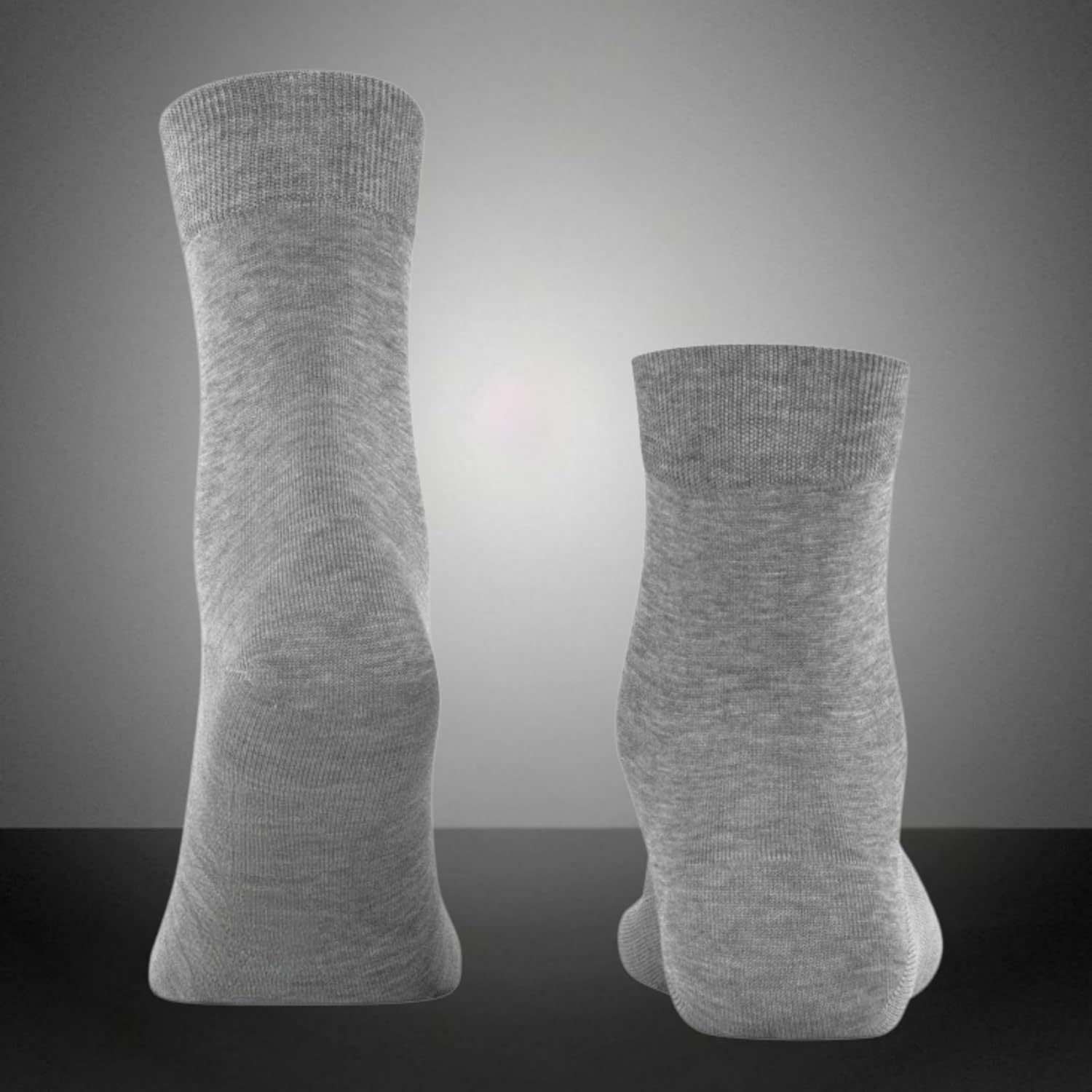 KNETLI Men's Dress Socks, Crew Socks Super Soft, Grey, Size 14-16, 6 Pair Pack - Image 4