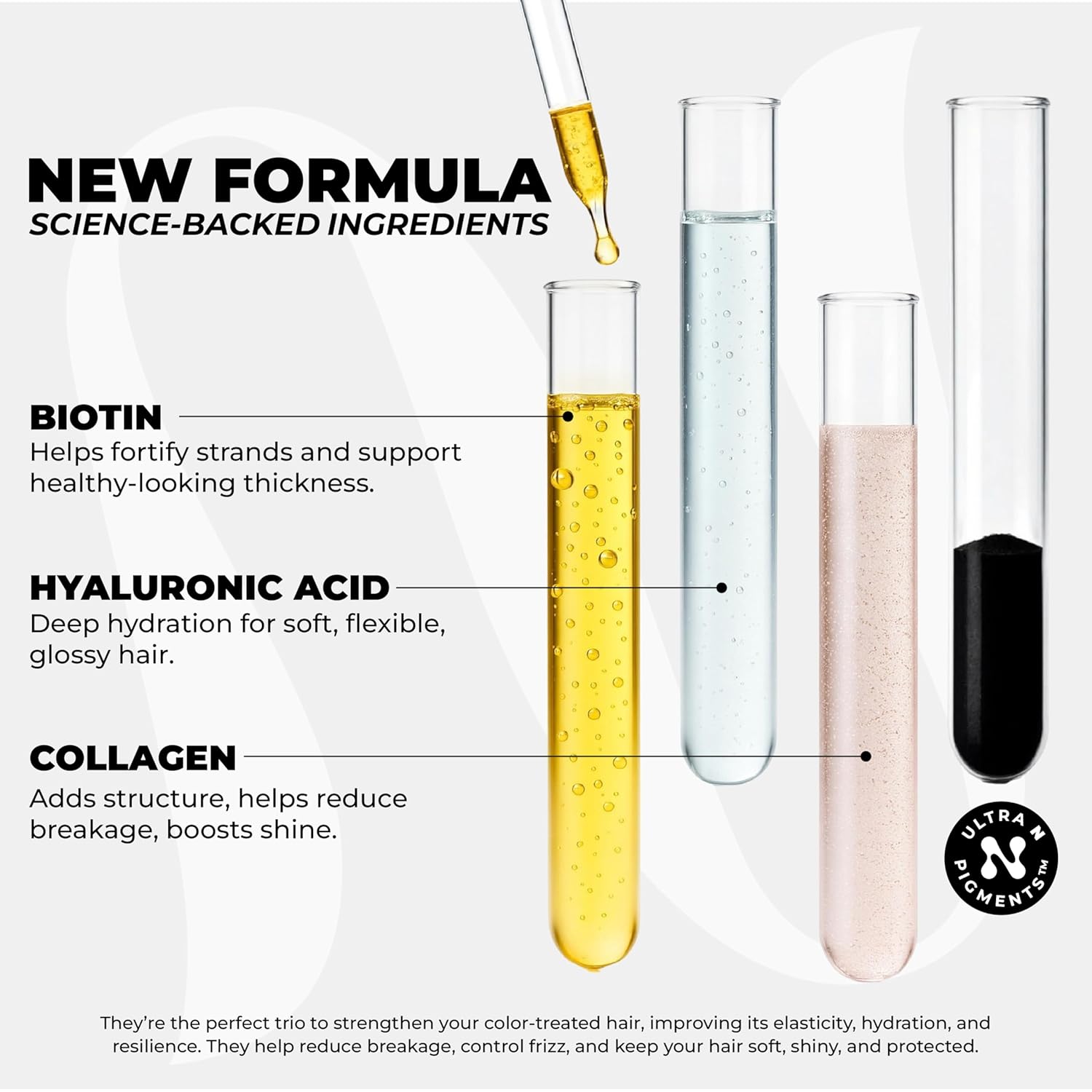 naissant Cool Black Hair Toning Mask | Ultra High-Purity Pigments | Neutralizes Red & Orange Undertones | Hyaluronic Acid, Collagen & Biotin | Paraben, Ammonia & Sulfate Free | 10.1 Fl. Oz - Image 6