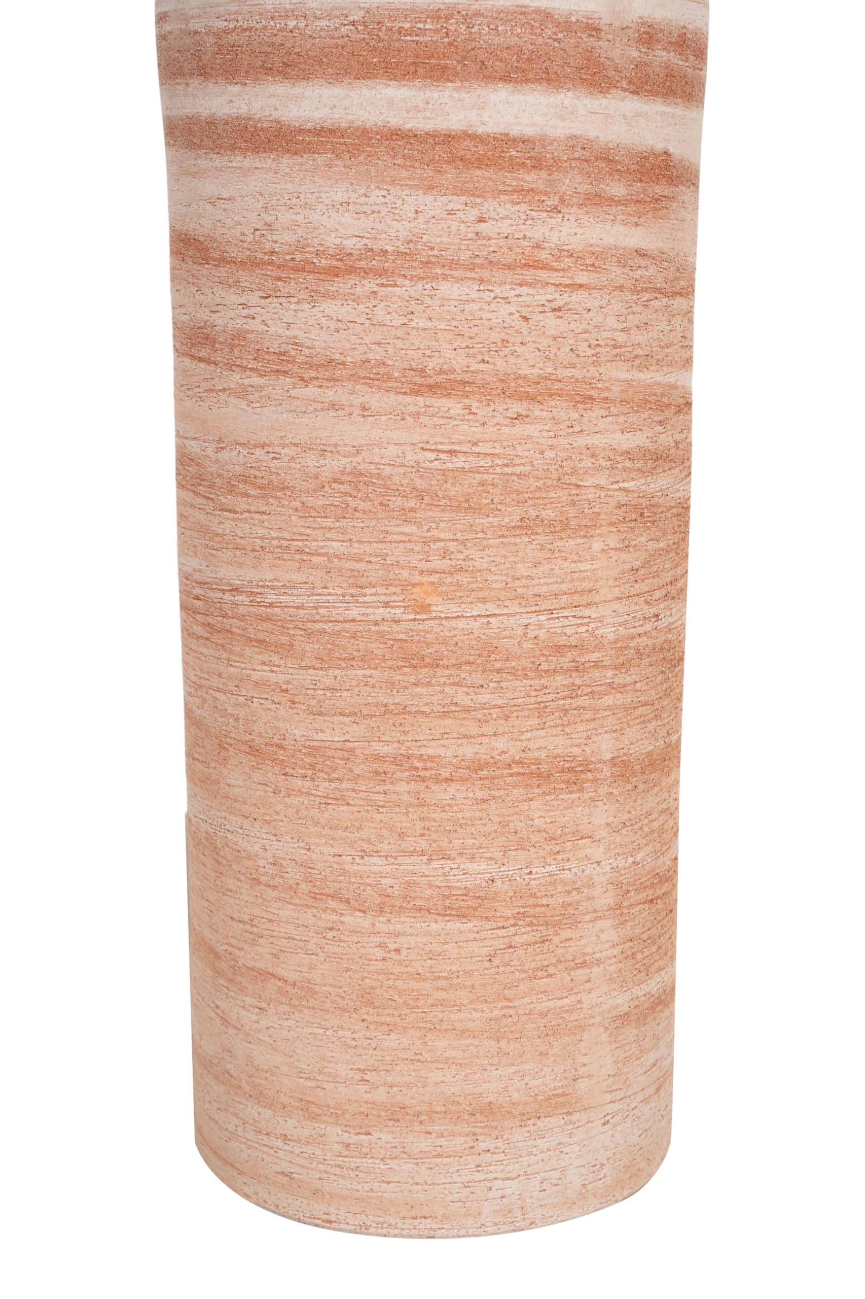Comignolo in Terracotta 100% Fatto a Mano in Italia, Diametro 29 cm, Altezza 72 cm, Argilla Toscana Antigeliva, Arredamento Country, Shabby
