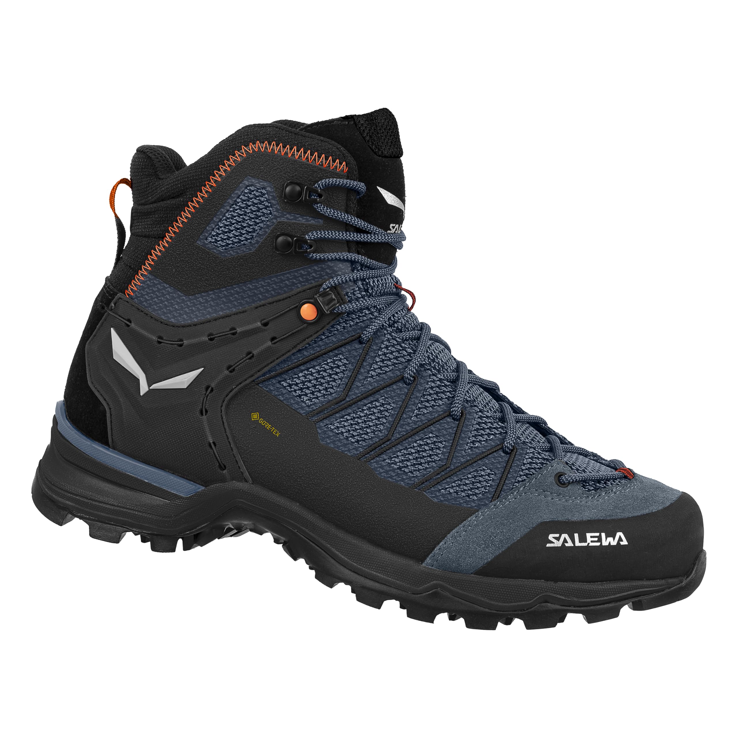 Salewa Men's Bleu Hiking Shoes Ms Mtn Trainer Lite Mid Gtx