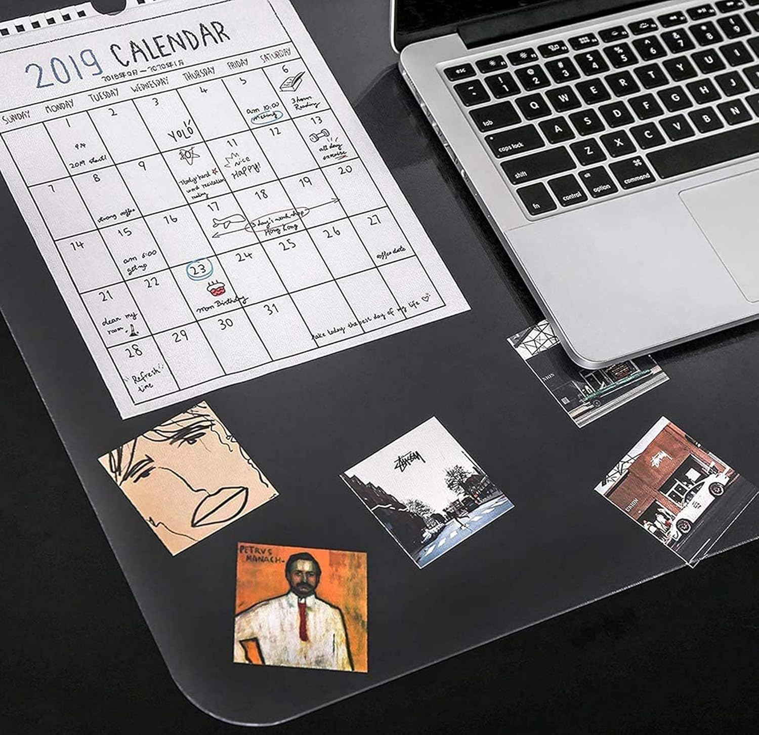 Waterproof Clear Desk Pad,Large Mouse Pad,PVC Non Slip Writing Mat,Heat Resistant Desk Protector with Round Edge,Laptop Pad for Office Home,14060cm,Clear