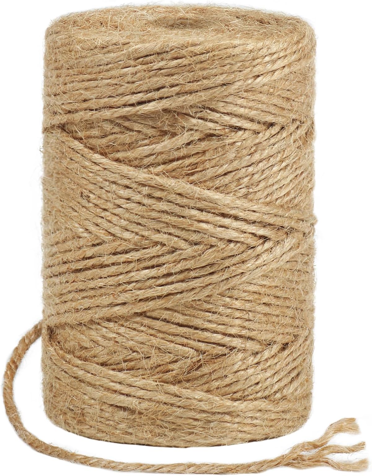 Tenn Well 328ft 3mm Jute Garden Twine Heavy Duty for Plants Gardening