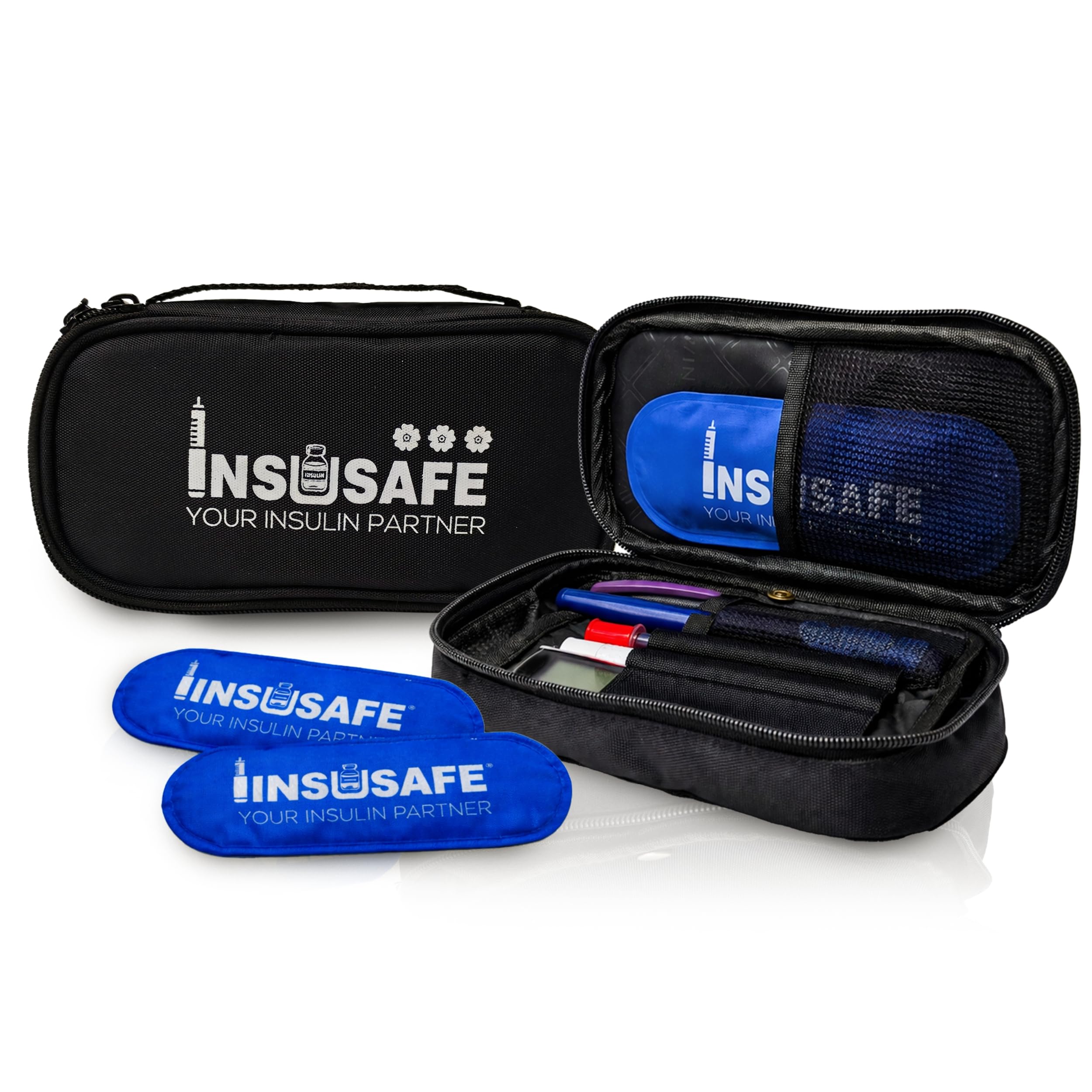 Flex Insulin Cooler Travel Case with 2 Ice Gel Packs | Portable Diabetic Medicine Storage Bag | Keeps Insulin Cool for 6–8 Hours | Fits Insulin Pens, Vials & Glucometer | Compact & Travel Friendly-image-17