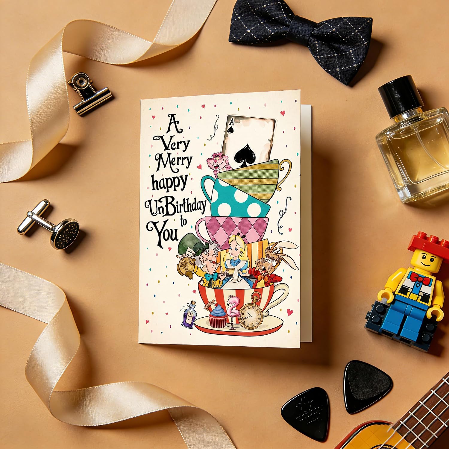 Alice Wonderland Themed Whimsical Unbirthday Greeting Gift Card image 4