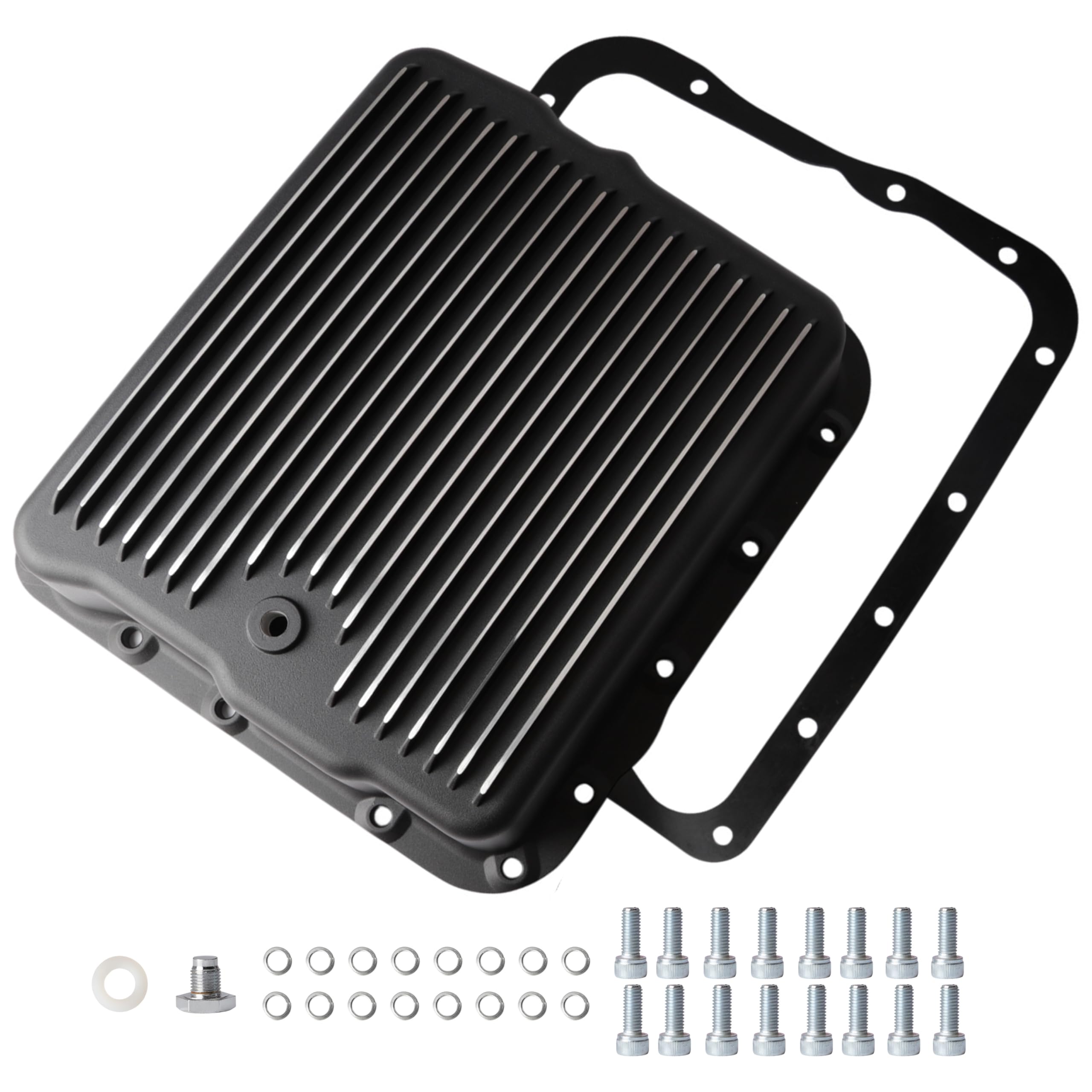 Transmission Oil Pan with Drain Plug for GM 700R4