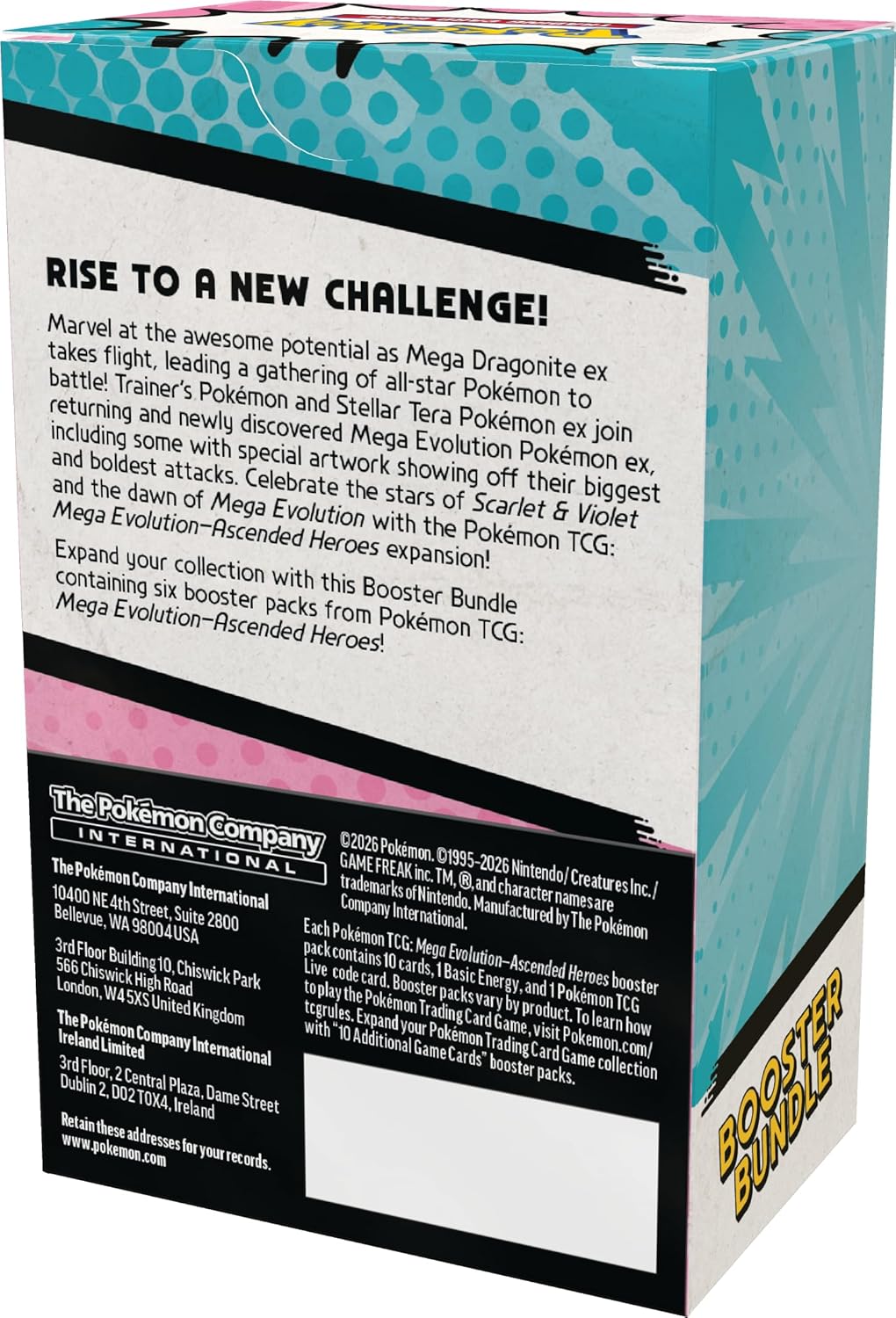 Pokémon TCG: Mega Evolution—Ascended Heroes Booster Bundle