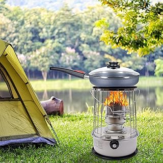 Portable Kerosene Heater Stove 6L - Adjustable Outdoor Kerosene Stove Heater 0.25L/h Fuel Consumption Camping Stoves 9000BTU/H Camping Oil Heaters for Heating Cooking Boiling
