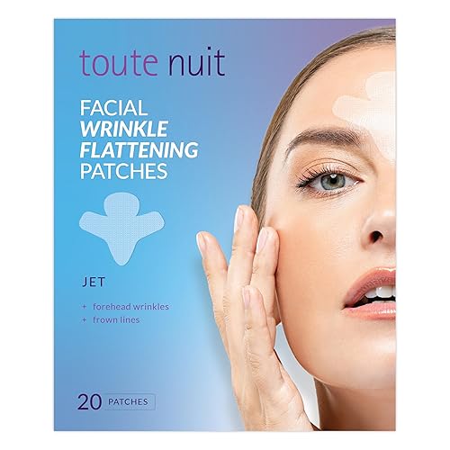 Toute Nuit - Parches antiarrugas cinta facial Jet - LĂneas fruncidas UNISEX extra grandes y frente - 20 parches Toute Nuit - Parches antiarrugas cinta facial Jet - LĂneas fruncidas UNISEX extra grandes y frente - 20 parches