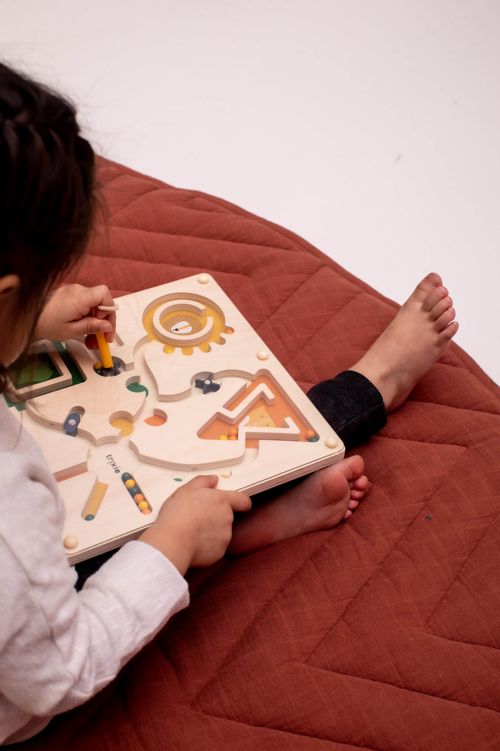 Trixie Wooden Magnetic Maze, FSC Certified Wood, Activity Toy for Kids - Image 3