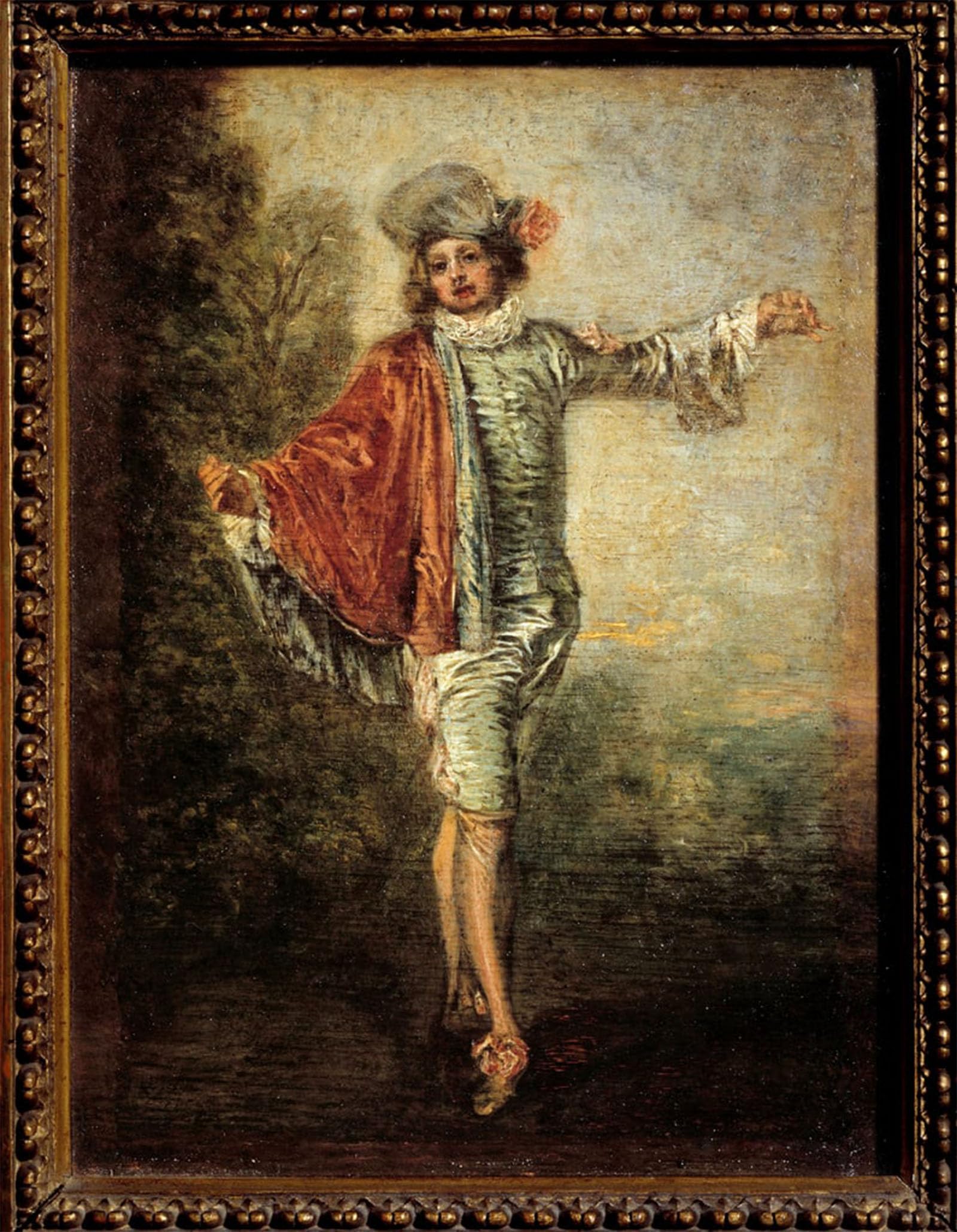 ARTXLXXBN Famous Art Print Poster Vintage Wall Art the Indifferent by Jean Antoine Watteau Canvas Art Poster for Home Decor 60x90cm