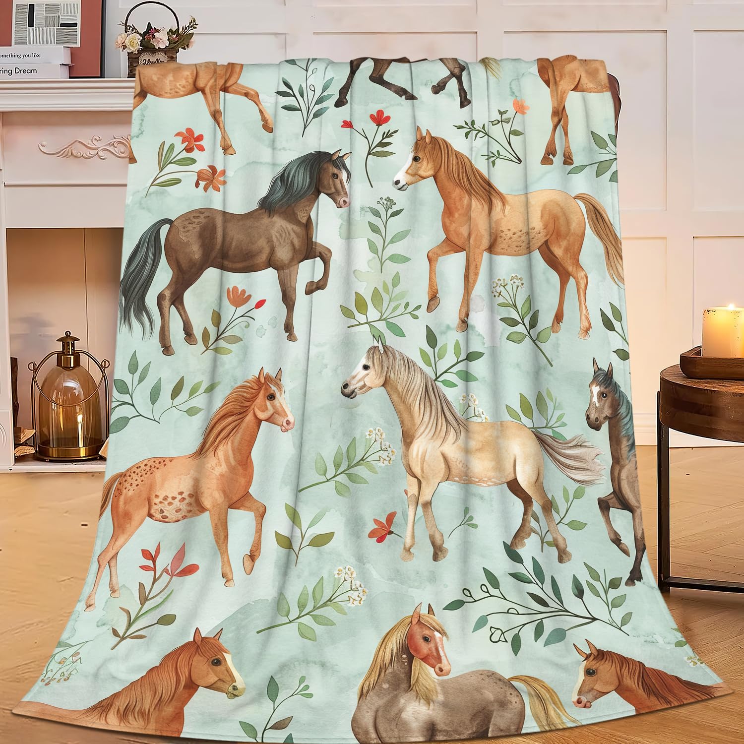 Couverture en flanelle de molleton premium jeté de lit doux 127x101 cm