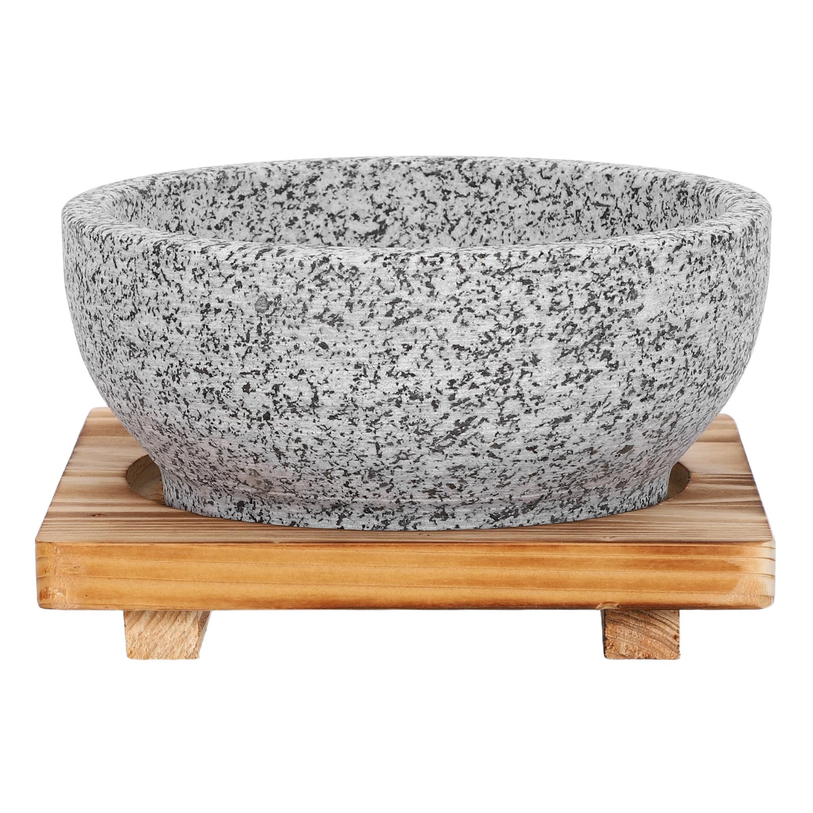 Koreanische Steinschüssel für Bibimbap mit Deckel 16 Cm