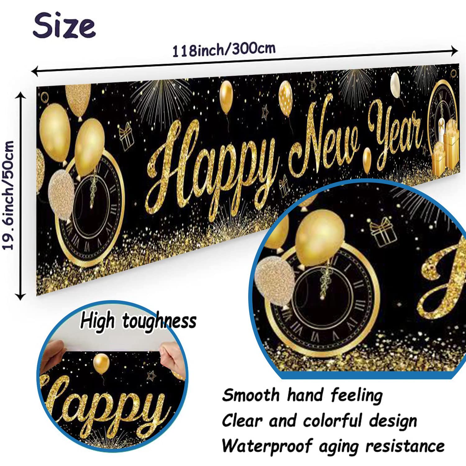 Extra Large Happy New Year Backdrop Extra Large Happy New Year Banner - 70.9 x43.3 Inch 2024 Party Backdrop With Gold Design Extra Large 2024 Happy New Year Banner Backdrop Extra Large Happy New Year Backdrop Extra Large Happy New Year Banner - 70.9 x43.3 Inch 2024 Party Backdrop With Gold Design Extra Large 2024 Happy New Year Banner Backdrop