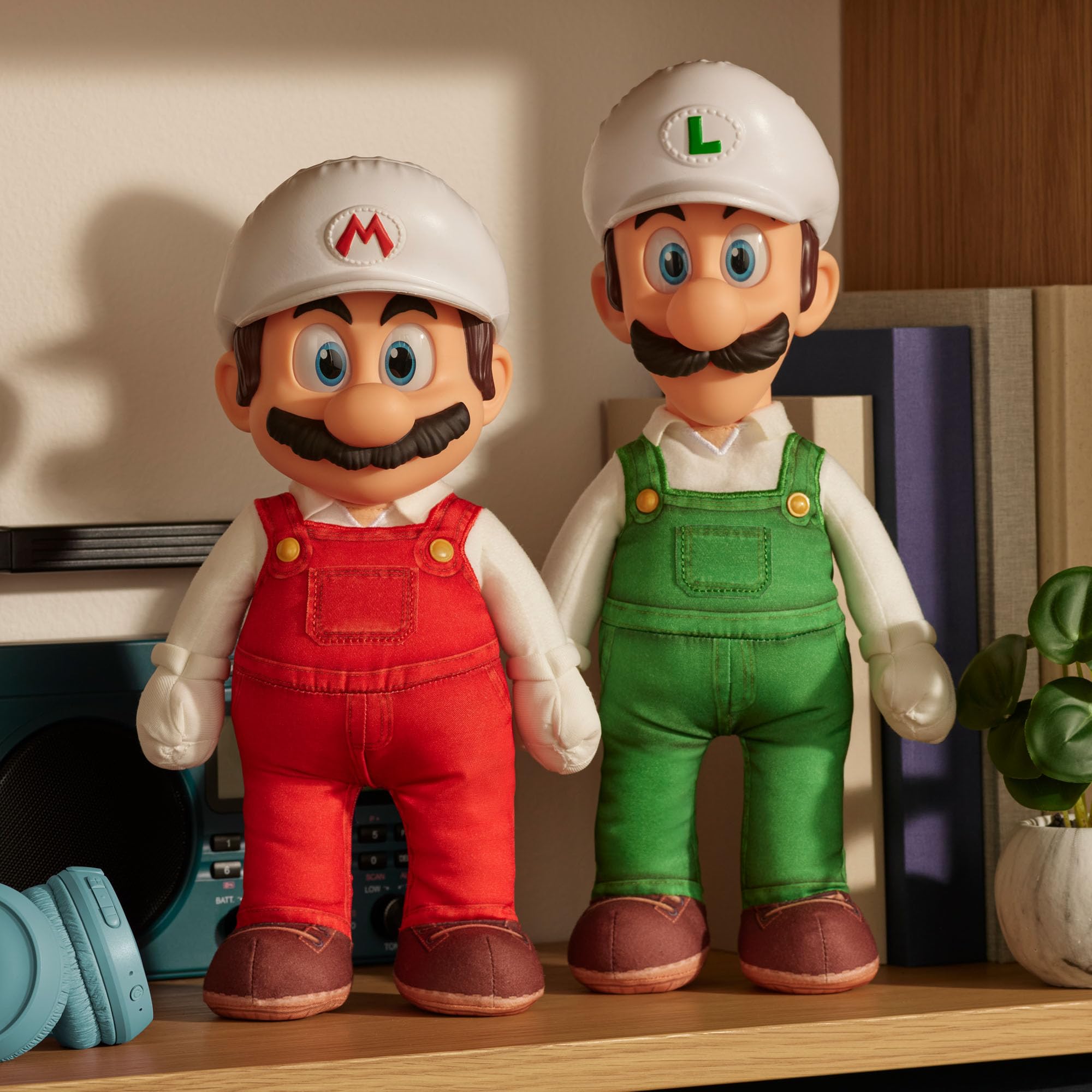 La película Super Mario Galaxy – Peluche articulado de 38 cm – Fire Luigi - 4