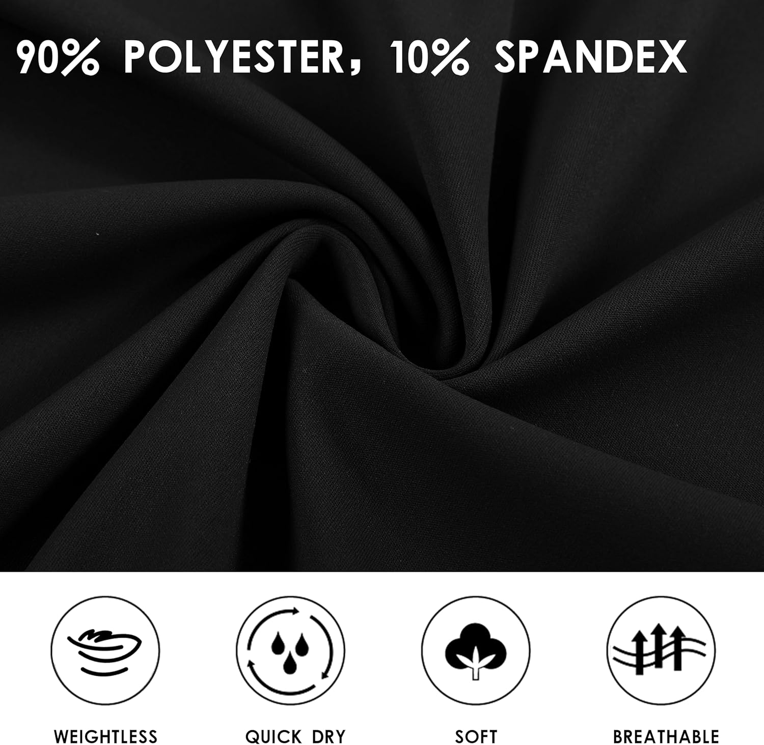 Womens Running Shorts Elastic High Waisted Shorts Quick Dry Athletic Shorts Pants - Image 5