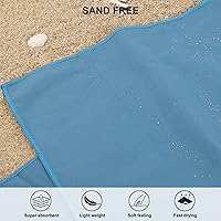 Vista 5 de Toalla de microfibra Rainleaf perfecta para viajes y gimnasio y camping. Secado rápido - Super absorbente - Ultra compacta - Liviana. Adecuada