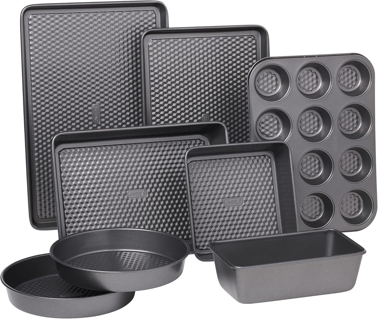 Oneida TEXPRO 8 Piece Nonstick Metal Bakeware Set, HighPerformance & Dishwasher