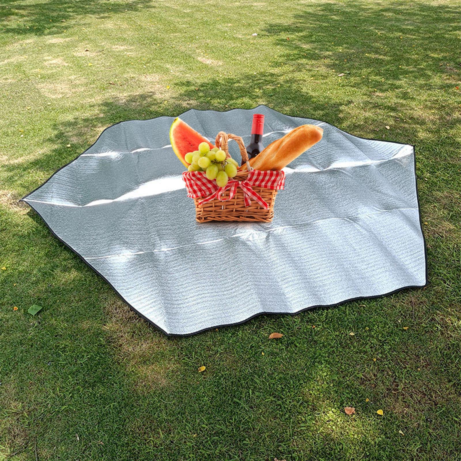 HUANGANG Hexagon Aluminum Film Mat Waterproof Floor Mat Pad