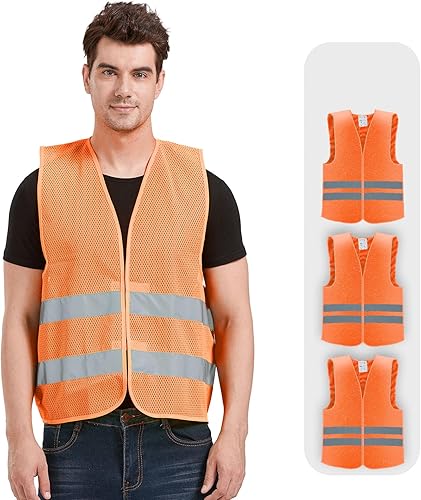 SIFE Mantente seguro y visible con nuestros chalecos de seguridad reflectantes, diseño unisex