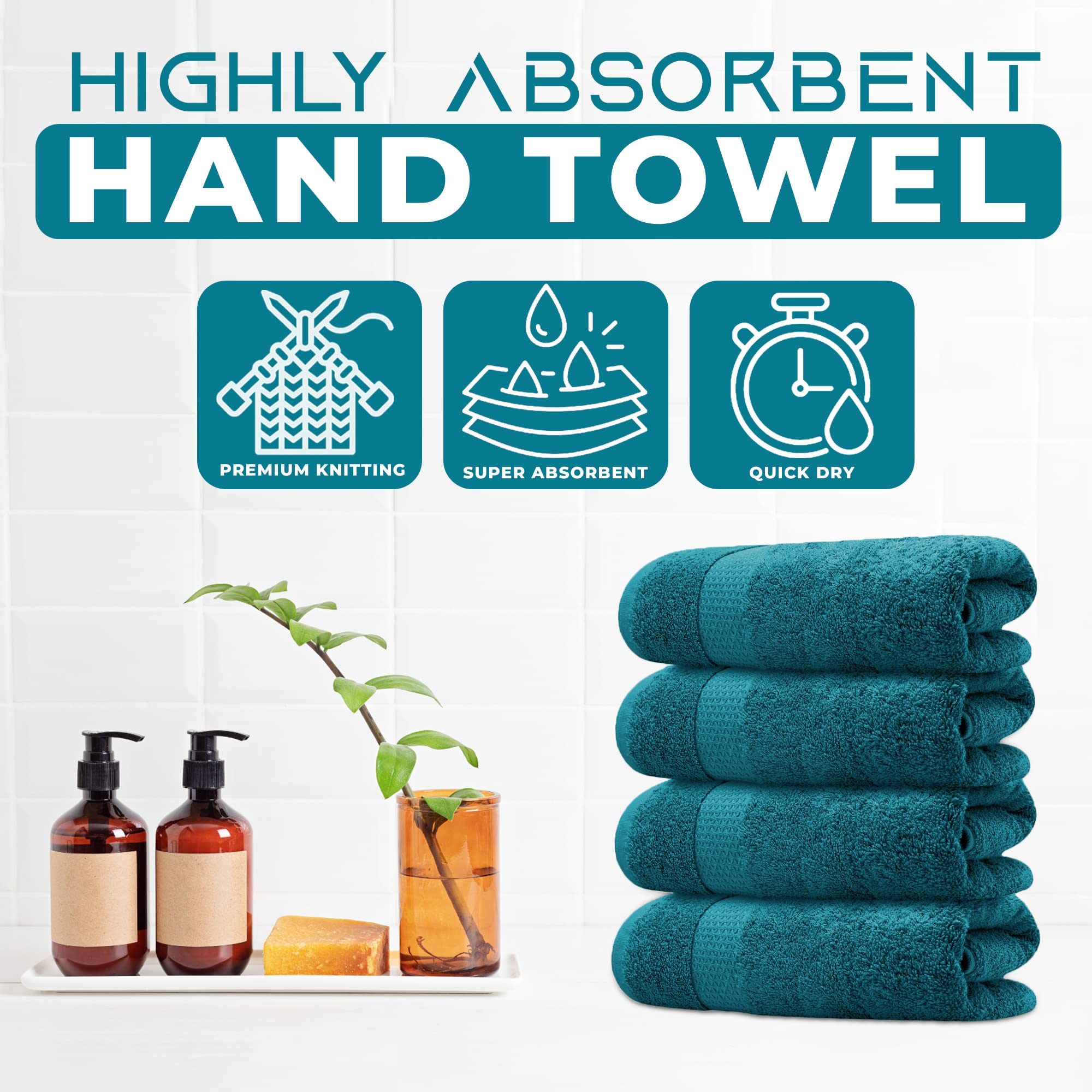 Towelogy® 2 Piece Hand Towel Set - Image 2